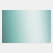 グラムガーリー金ゴールドミニ紙吹雪ミントグラデーション ラッピングペーパーシート (正面2)