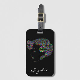 グラムガールとハート ラゲッジタグ