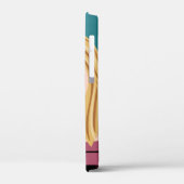 グラムガールサッシアティートメントブロンドパーソナライズされたティール(緑がかった色) Case-Mate iPhoneケース (裏面 / 左)