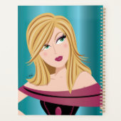 グラムガールサッシアティートメントブロンド プランナー手帳 (裏面)