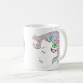 グラムガールセルフガールパワー引用文 コーヒーマグカップ (正面右)