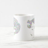 グラムガールセルフガールパワー引用文 コーヒーマグカップ (中央)