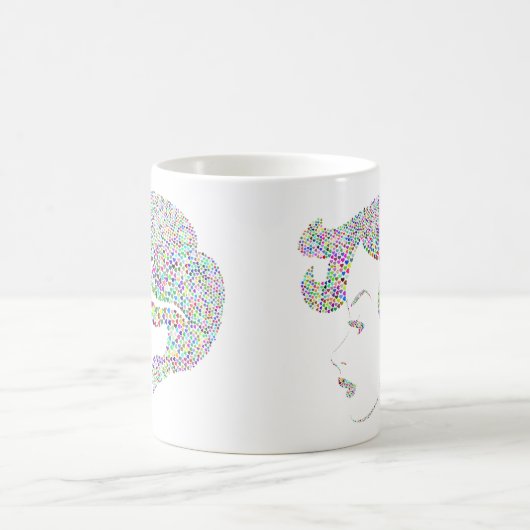 グラムガールセルフガールパワー引用文 コーヒーマグカップ (中央)