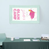 グラムキャンプメイクオーバースパ誕生日 横断幕 (トレードショー)