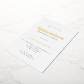 グラムキンセアニラバースデーパ実在ーティ 箔招待状 (回転した状態)