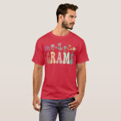 グラムギフト 女性 野の花 フローラルデザイン グラム Tシャツ (正面フル)