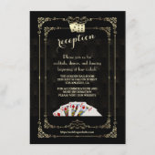 グラムギャツビーカジノベガスウェディングレセプション エンクロージャーカード (正面)