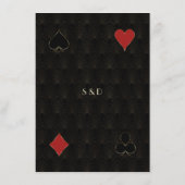 グラムギャツビーカジノベガスウェディングレセプション エンクロージャーカード (裏面)