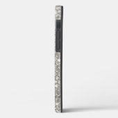 グラムグリッターシルバーシークインメタルルックオッターボックス Case-Mate iPhoneケース (裏面 / 左)