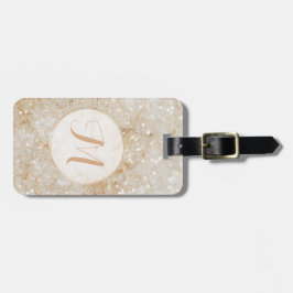 グラムグリッターモノグラム ラゲッジタグ