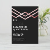 グラムグリッターロセゴルドブラックデコウェディングエグッズ (スタンド正面)