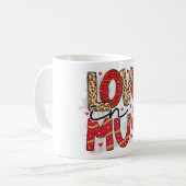 グラムグリッター金ゴールドレッドラックスラブヴァレンティネス コーヒーマグカップ (正面左)