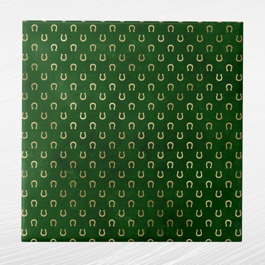 グラムグリーンゴールデンホースシューグラフィック タイル