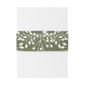 グラムグリーン結婚式招待状ベリーバンド 招待状ベリーバンド (裏面例)