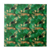 グラムグリーン金ゴールドタイガーレディ タイル (正面)