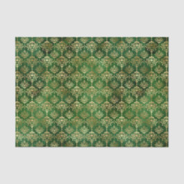 グラムグリーン金ゴールドパターンクリスマス 薄葉紙