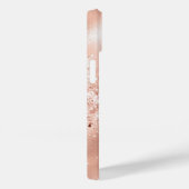 グラムコーラルピンクフォイル紙吹雪 Case-Mate iPhoneケース (裏面 / 右)