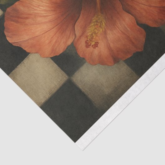 グラムゴシックスカルハイビスカスフラワー 薄葉紙 (詳細)