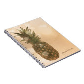 グラムゴールデンパイナップエレガントルトロピカルカスタム ノートブック (右側)
