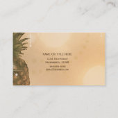 グラムゴールデンパイナップルエレガントトロピカルシックグラム 名刺 (裏面)