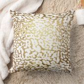 グラムゴールデンホワイトヒョウ虎サファリスキン クッション (ブランケット)