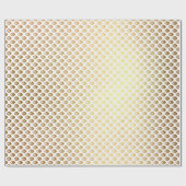 グラムゴールデン王室のピーコックプリンセス ラッピングペーパー (フラット)