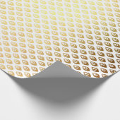 グラムゴールデン王室のピーコックプリンセス ラッピングペーパー (角)