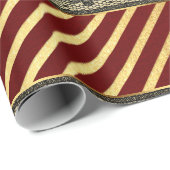 グラムゴールデン王室のレッドブルガンディレースビップ ラッピングペーパー (ロールコーナー)