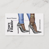 グラムシックゼブラファッション名刺 名刺 (正面)