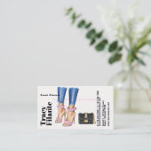 グラムシックダイヤモンドファッション名刺 名刺 (スタンド正面)