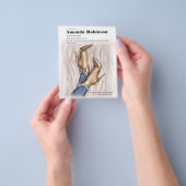 グラムシックファッションショー卒業パーティー招待状 チラシ (手)