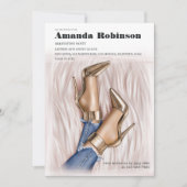 グラムシックファッションショー卒業パーティー 招待状 (正面)