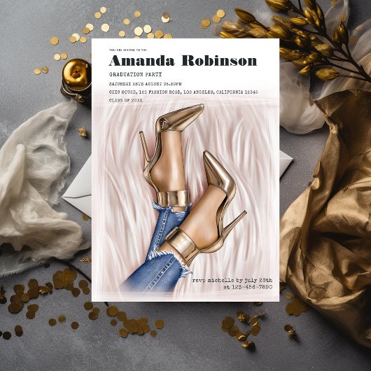 グラムシックファッションショー卒業パーティー 招待状