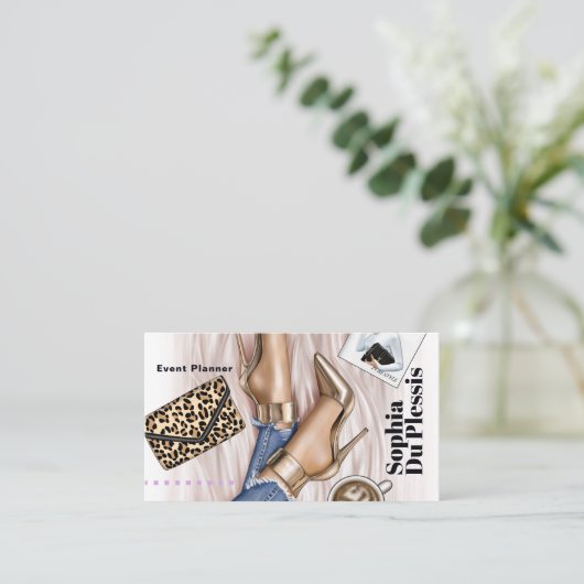 グラムシックファッション名刺 名刺 (スタンド正面)