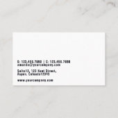 グラムシックファッション名刺 名刺 (裏面)