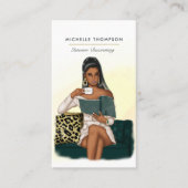 グラムシックボスレディQRコードビジネスカード 名刺 (正面)