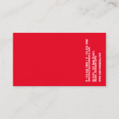 グラムシック美容師名刺 名刺 (裏面)