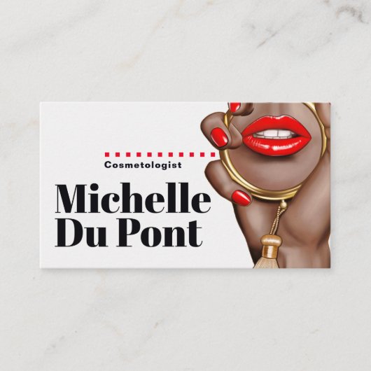 グラムシック美容師名刺 名刺 (正面)