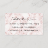 グラムシモダンックバラ金ゴールドグリッターマーブルディスカウント ロイヤリティカード (裏面)