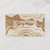 グラムシモダンック抽象芸術アガテクリーム 名刺 (正面)