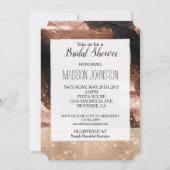 グラムシャンパングリッツバラ金ゴールドブラック 招待状 (正面)