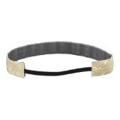 グラムシャンパン金ゴールドグリジースパークル アスレチックヘッドバンド (裏面)