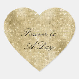 グラムシャンパーニュ金ゴールドグリジーダイヤモンド ハートシール