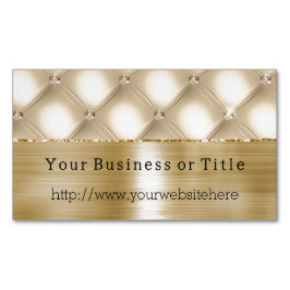 グラムシャンパーニュ金ゴールドグリジーダイヤモンド マグネット名刺