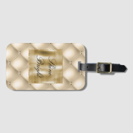 グラムシャンパーニュ金ゴールドグリジーダイヤモンド ラゲッジタグ