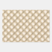 グラムシャンパーニュ金ゴールドグリジーダイヤモンド ラッピングペーパーシート (正面)