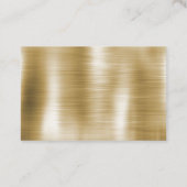 グラムシャンパーニュ金ゴールドグリジーダイヤモンド 名刺 (裏面)