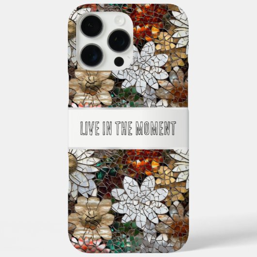 グラムシャンパーニュ金ゴールド赤白い花 Case-Mate iPhoneケース (裏面)