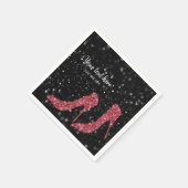 グラムシューズハイヒール用すべての行事 スタンダードカクテルナプキン (角)