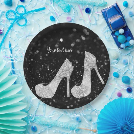 グラムシューズハイヒール用すべての行事 ペーパープレート (パーティー)